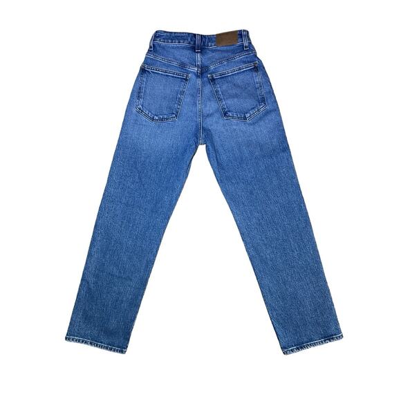 Madewell Women’s Size 24 The Curvy ‘90s Straight Crop Jean In Hazeldell Wash - Picture 2 of 13
